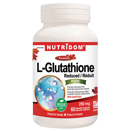 Nutridom L-Glutathione 250mg 60 Vcaps